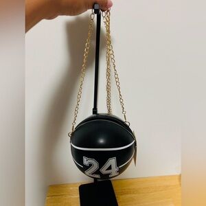 Black and Gold Basketball Bag